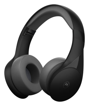 Motorola MOTO XT500+, Stylish Wireless Over-Ear Headphones with Passive Noise Isolation and Powerful Bass